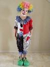 Caitlin dressed as a clown