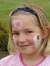Caitlin with facepaint