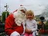 Caitlin & Santa at Ferrymead 2001