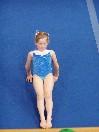 Caitlin doing Floor at gym