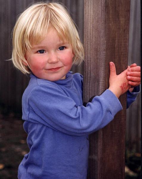 Caitlin at Parkside Preschool June 2000