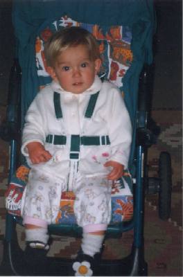 All ready for a Saturday morning walk, April 1999