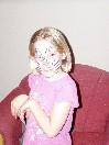 Caitlin with Zebra facepaint