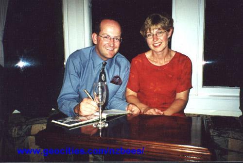 Kathy & Peter at Sarah & Tim's Wedding - Feb 2001