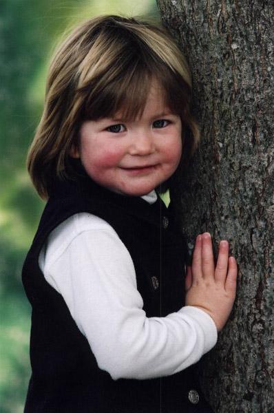 Talia at preschool - June 2004