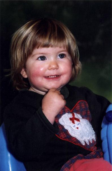 Talia at preschool - May 2003