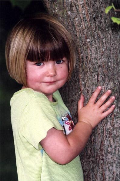 Talia at preschool - November 2004