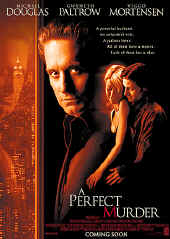 Movie poster for a Perfect Murder