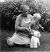 Mary Stubbs & her eldest grandchild, Tom