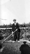Christian Jensen gardening