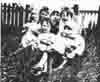 Hilda & Children 25 Dec 1924 - 6 days before she died (Heart Disease)
