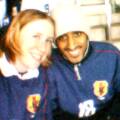 em and indi at japan vs argentina soccer game