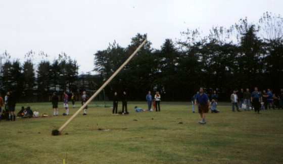 Tossing the Caber
