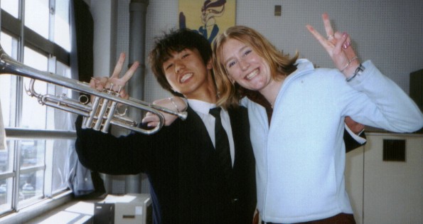 Mihara-kun and emma at bunkasai