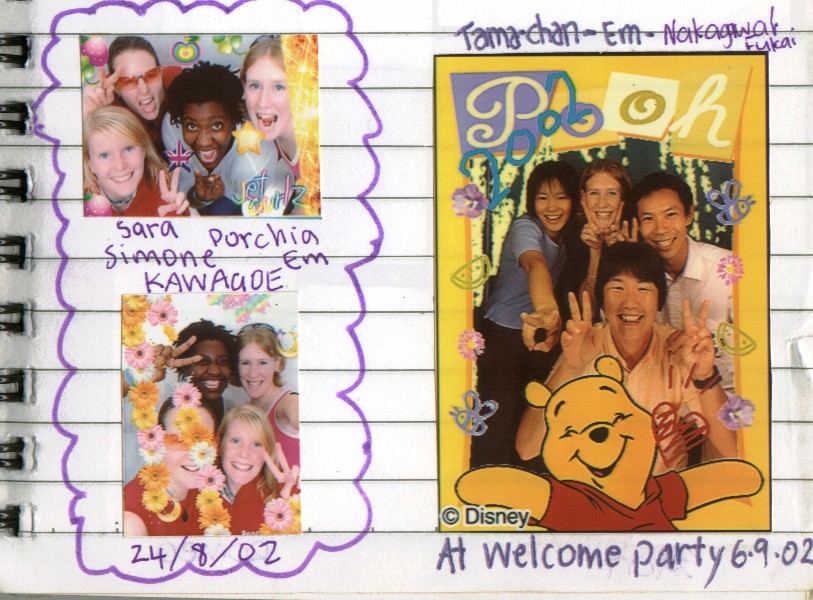 Hanging in Kawagoe and my welcome party with teachers *