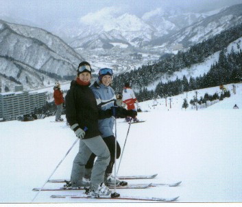 julie and em - ski bunnies