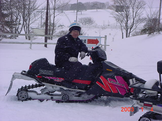 the snowmobile I drove