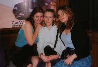 trudi, emma and anita on Star Ferry to Kowloon, 23 Dec 2002