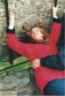 Barb kisses the Blarney Stone
