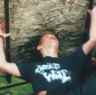 Sean kisses the Blarney Stone