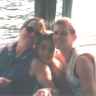 Mugging for the camera on the tour boat