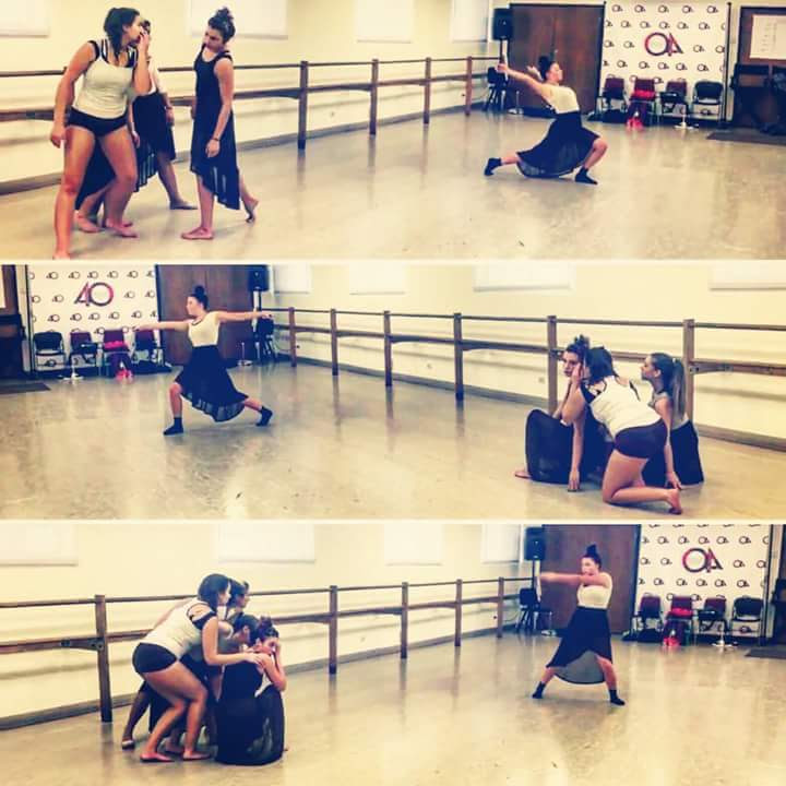Girls Dance Rehearsal Picture