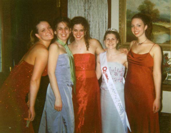 Me and some of the Girls at 2003 White Rose Formal! Like my tie?
