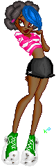 Suppose to be of me... but eh... I only own the shoes and shirt... no more blue hair!