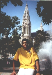 Fonte, em frente a Rathaus