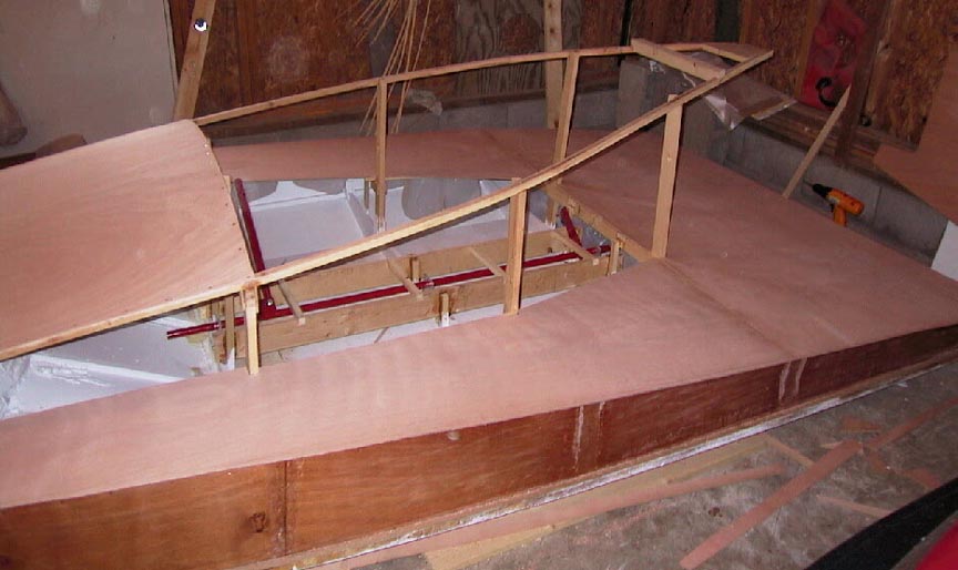 The back panels fitted into place
