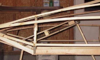 The angle of the lift duct disks in a trial setting