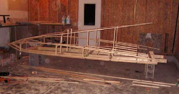 The frame from the side