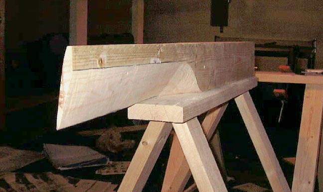 One blade takes shape...