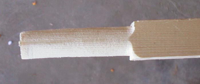 Rounded end to rudder post