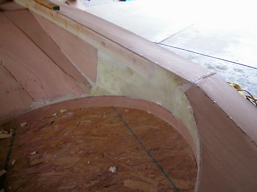 Sanded smooth, by machine and then by hand