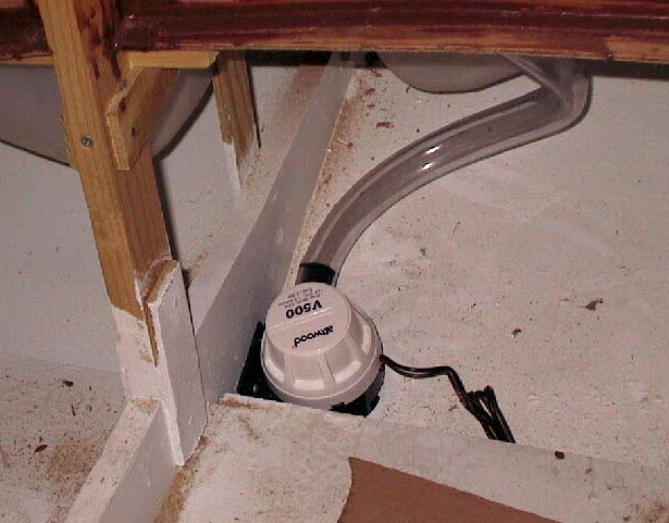 Bilge fitted aand piped
