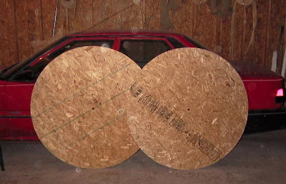 two four foot disks