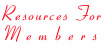Resources For Members