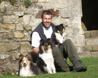Dennis and Obay Shelties