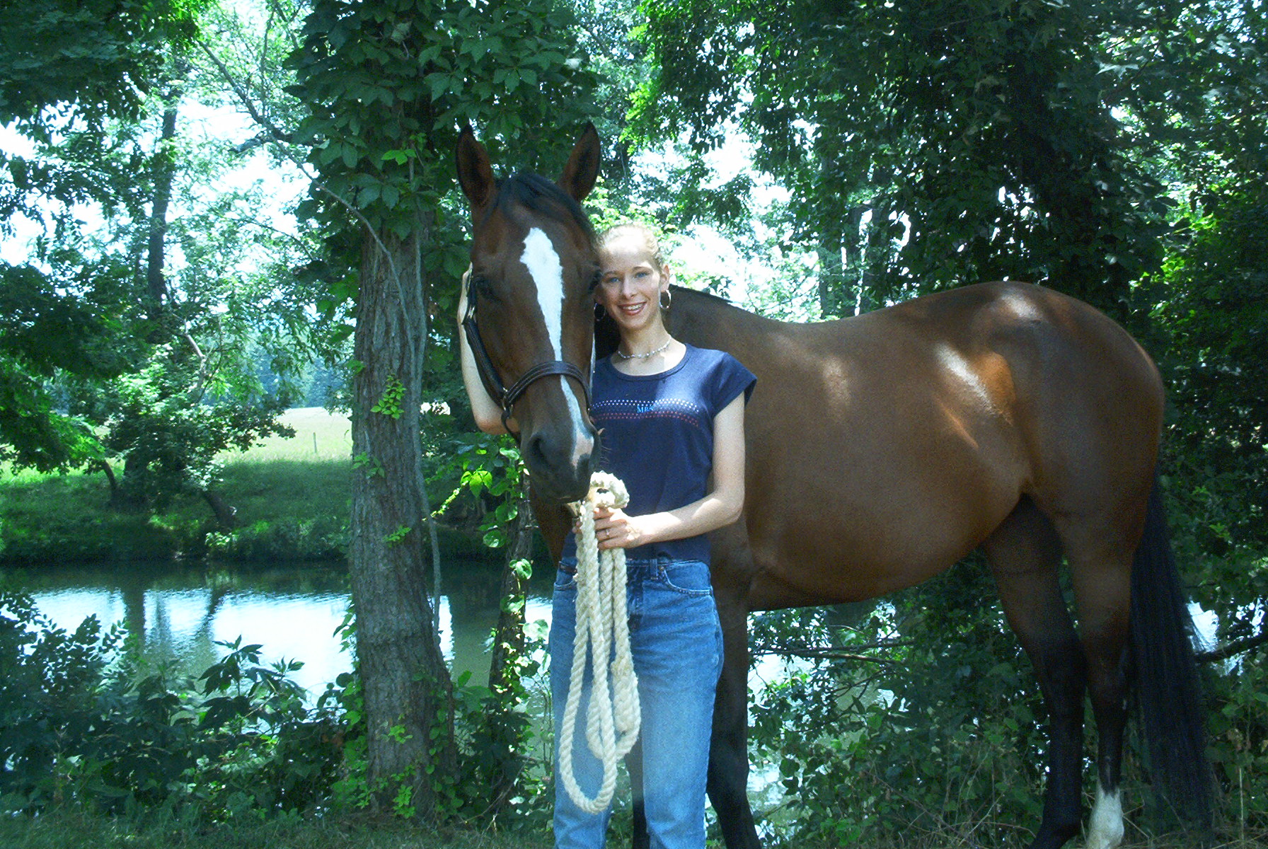Meggie LOVES horses & certain movies!