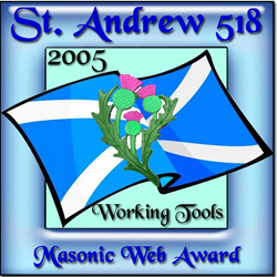 "Working Tools" Masonic Web Award