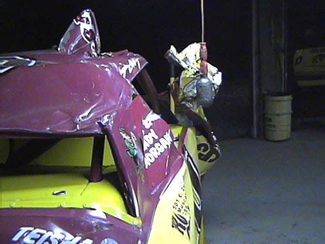 Car Landed On Top