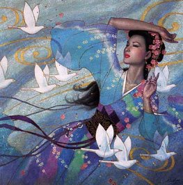 Arianna Painting...copyrighted Karl Bang