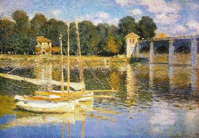 Le Pont d'Argenteuil. Claude MONET, 1874