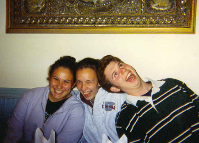 me, mike, and melissa at thai place