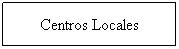 Cuadro de texto: Centros Locales
