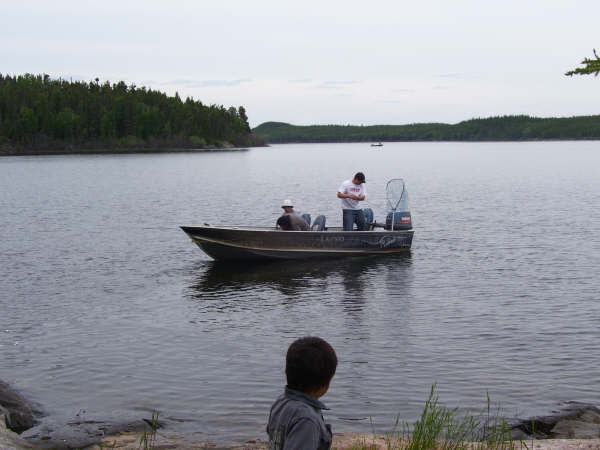 Fishing a little too close to the weigh station