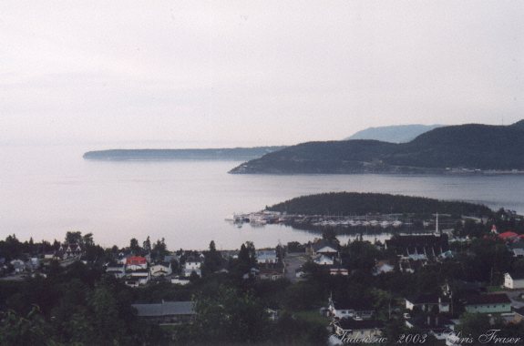 Tadoussac where the Saguenay meets the St Lawrence