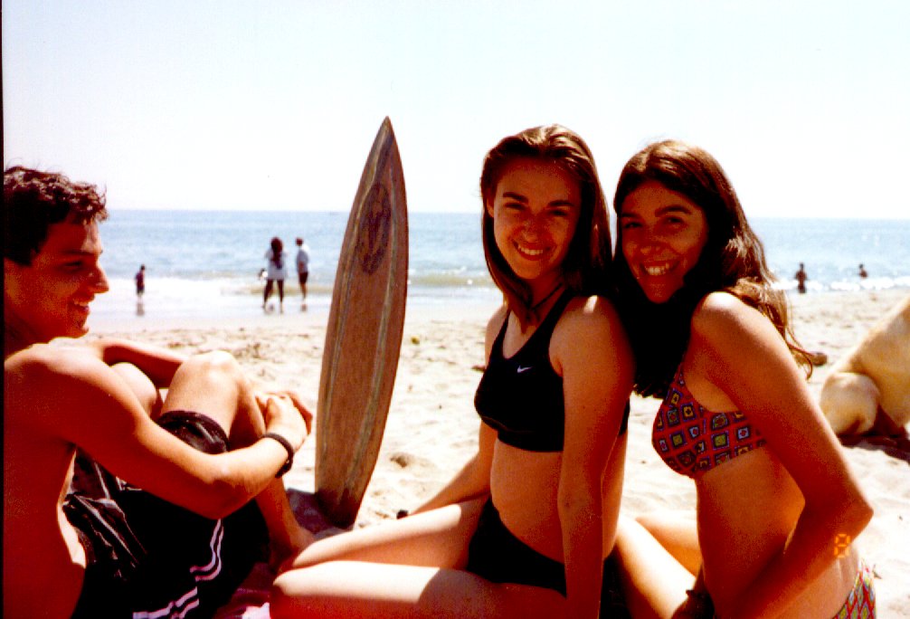 Us at the beach