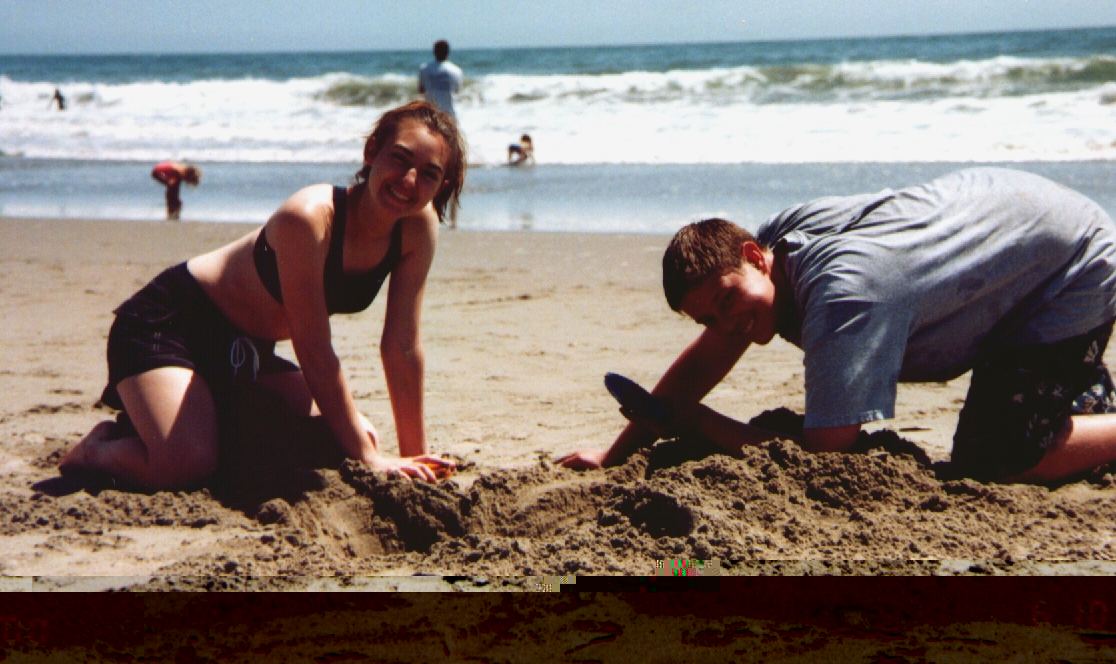 Me and Craig at beach